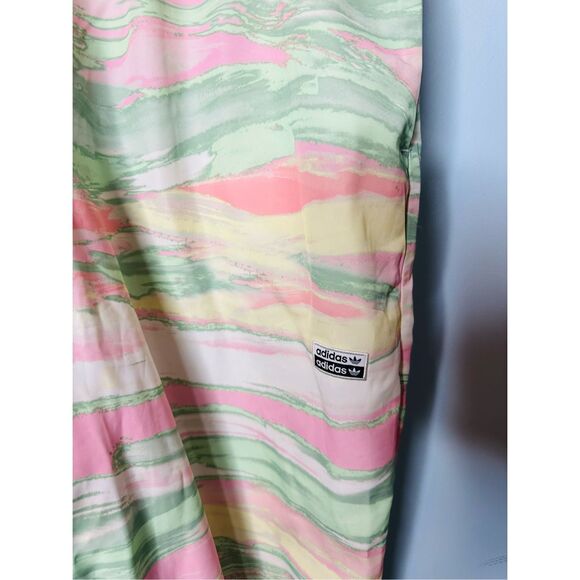 Adidas Marble Joggers Womens Medium Pastel Ankle Cuffed Track Pant Medium - Picture 3 of 6